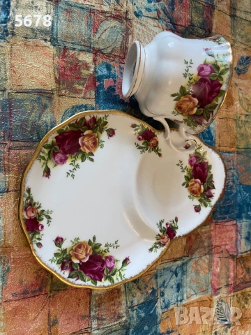 Royal Albert тенис сет Old Country Roses, снимка 11 - Антикварни и старинни предмети - 54293433