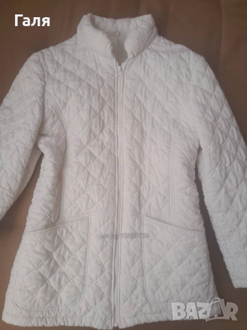 Дамско бяло яке размер S