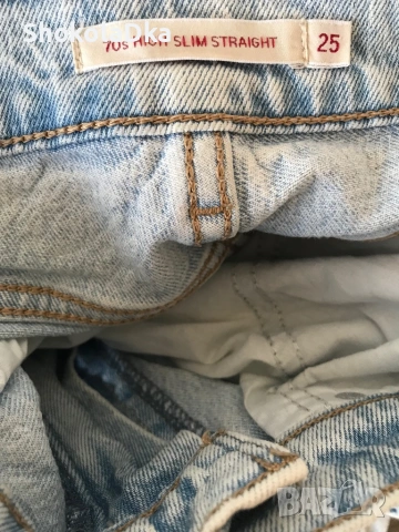 Дънки Levi's 70's High Slim Straight Jeans , снимка 9 - Дънки - 54228478