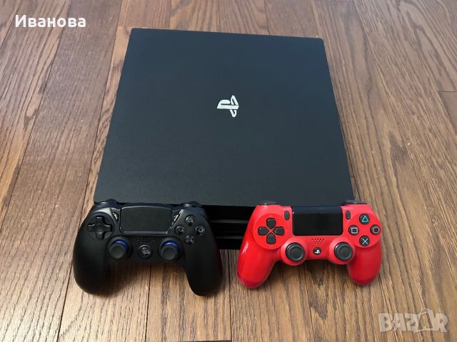 PlayStation 4 pro + 2 joysticks , снимка 1 - PlayStation конзоли - 46649217