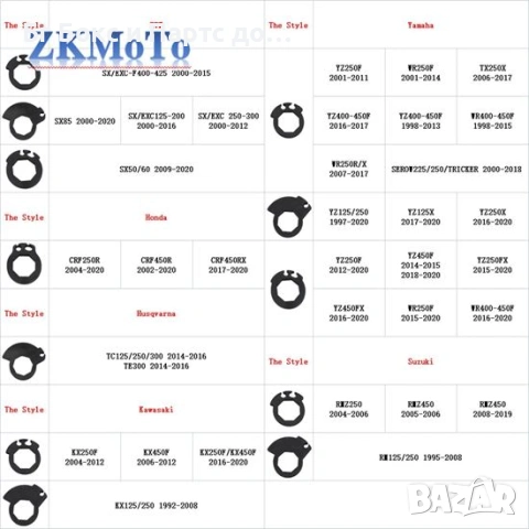 Ръкохватки за ендуро мотокрос lock on KTM YAMAHA Kawasaki Suzuki Honda, снимка 2 - Части - 54079655