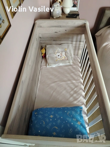 Детско креватче + макрак, снимка 5 - Кошарки - 54163696