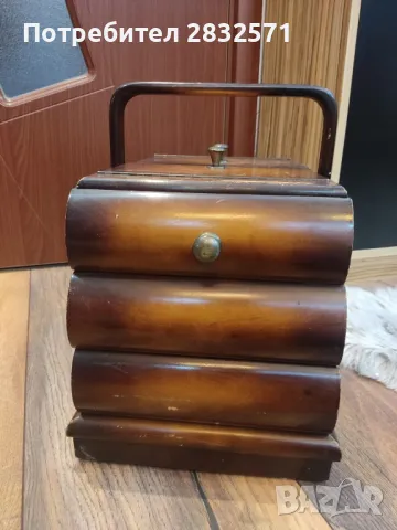 Антикварен шивашки органайзер, снимка 9 - Антикварни и старинни предмети - 49877662