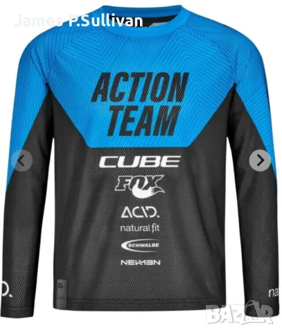 Cube Junior x actionteam jersey, снимка 1 - Аксесоари за велосипеди - 49019474