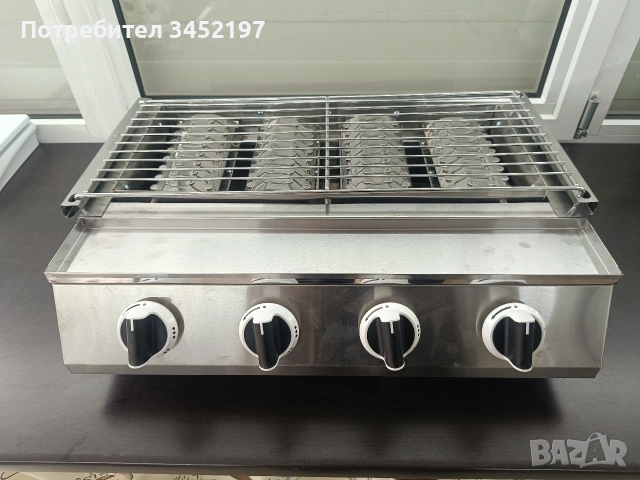 газов грил с четири зони, снимка 4 - Скари - 54095313