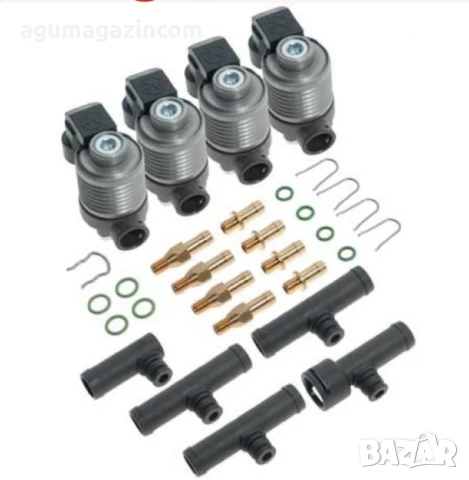 Инжектори AC W031 STD - 4 ц. с колена 1.9 Ω - комплект 