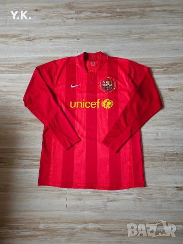 Оригинална мъжка тениска с дълъг ръкав Nike Dri-Fit x F.C. Barcelona / Season 07-08 (GK 3)