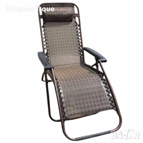 Плажен стол-шезлонг с възглавничка 175x52 см NS6318, снимка 5 - Други - 52183642