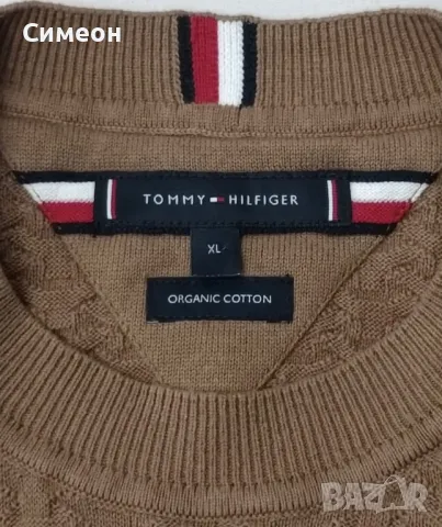 Tommy Hilfiger Exaggerated Pullover оригинален пуловер XL памучен, снимка 3 - Пуловери - 48597948