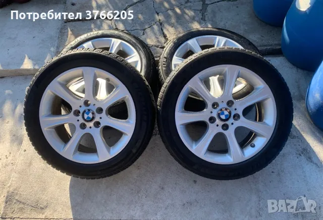 17ки джанти за BMW 5x120 със зимни гуми Michelin Alpin 6, снимка 2 - Гуми и джанти - 48824190