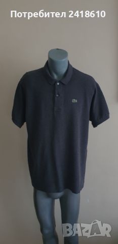 Lacoste Pique Cotton Mens Size 7 -  2XL  ОРИГИНАЛ! Мъжка тениска!, снимка 7 - Тениски - 46433344