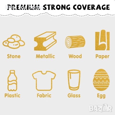 WINSONS Златни акрилни маркери за рисуване, снимка 7 - Други стоки за дома - 53749308