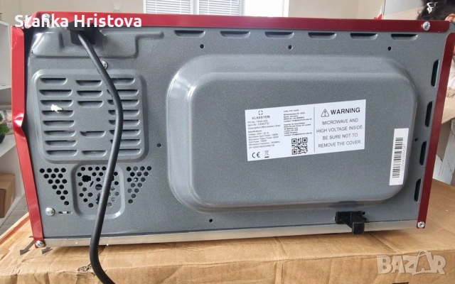 Микровълнова фурна  Klarstein 20L, Ретро стил., снимка 8 - Микровълнови - 53798924
