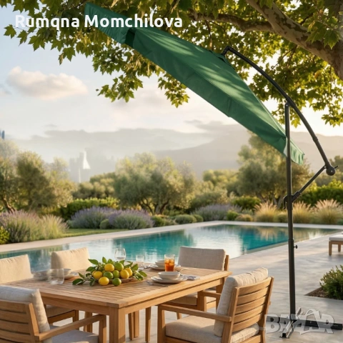 Голям градински чадър 