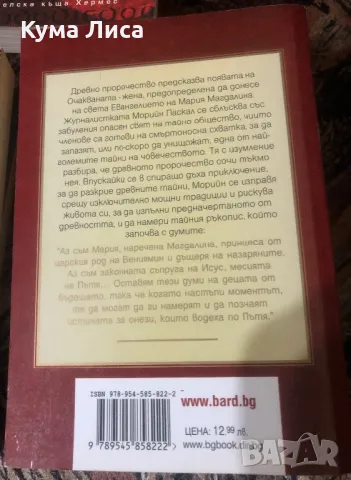 Очакваната Книга първа за потомството на Мария Магдалина Катлин Макгауън, снимка 2 - Художествена литература - 47905409