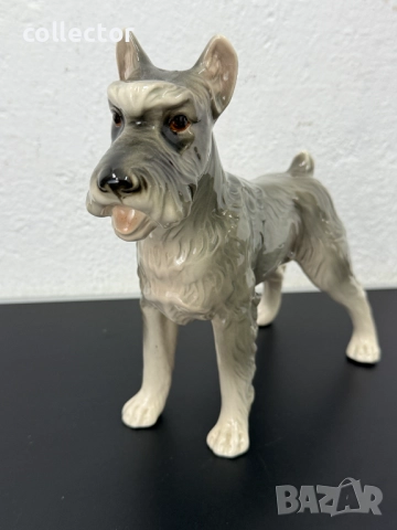 Порцеланова фигура на Шнауцер. №7483, снимка 2 - Колекции - 52048852