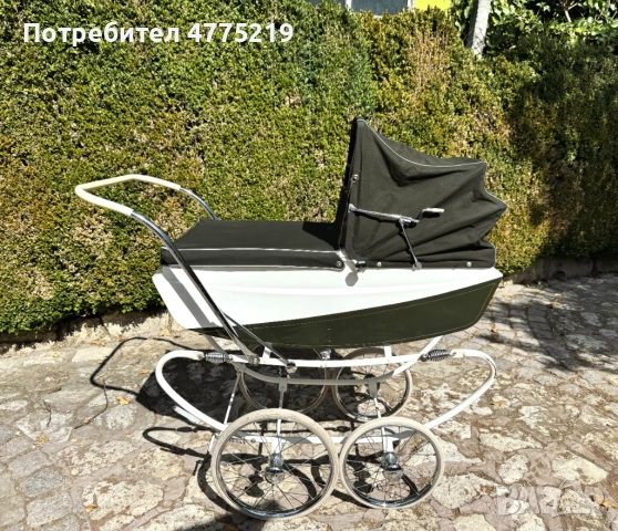 Silver Cross Freeway 1960s - винтидж бебешка количка, класика, снимка 8 - Детски колички - 53948687