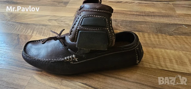 Италиански мокасини естествена кожа Stone Haven.номер 40-41, снимка 2 - Мокасини - 50684422