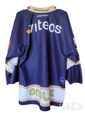 Мъжка тениска за хокей, 100% полиестер, Тъмносиня, 77х62 см, M, снимка 2 - Тениски - 45505919
