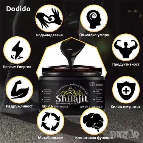 Шилажит смола / Мумио – 100% чист Хималайски | 50г (3-месечен запас), снимка 4 - Други - 51066892