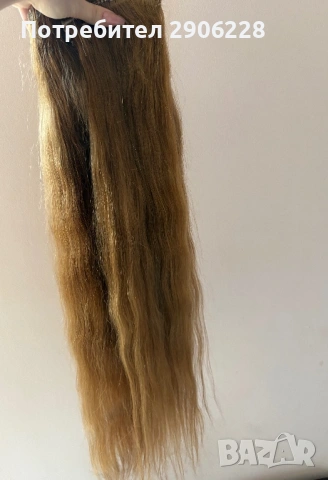 Естествена коса 65см, снимка 3 - Аксесоари за коса - 53403071