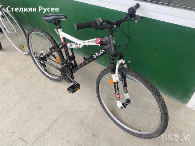 btwin rockrider колело / велосипед / байк д+ -цена 185 лв - 26 инча колелета -2бр амортисьор, добри , снимка 4 - Велосипеди - 45668225