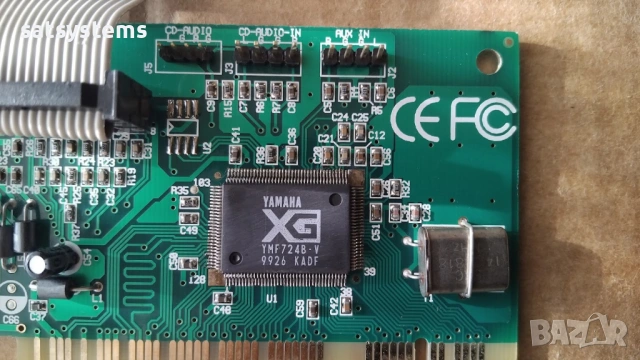 Звукова карта Yamaha XG YMF724B PCI, снимка 7 - Други - 54009055
