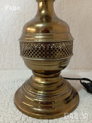 Комплект от две много големи старинни лампи - лампа, снимка 3 - Антикварни и старинни предмети - 45111439