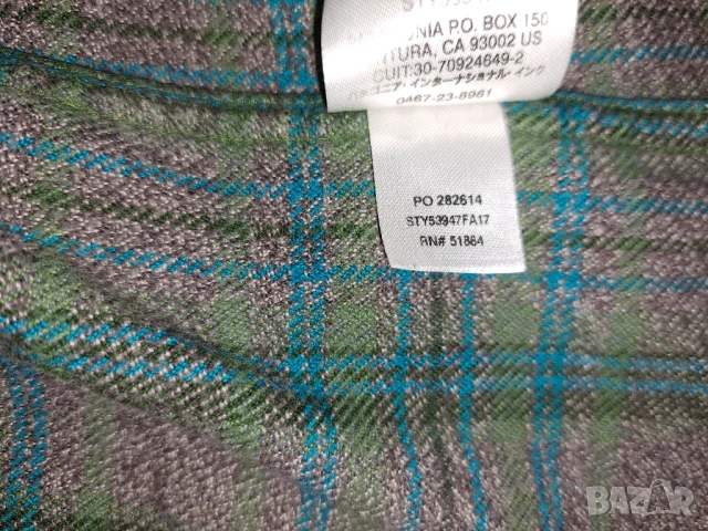 2 броя - Patagonia Fjord Flannel Shirt (XL) и (L) мъжка риза, снимка 17 - Ризи - 38846929