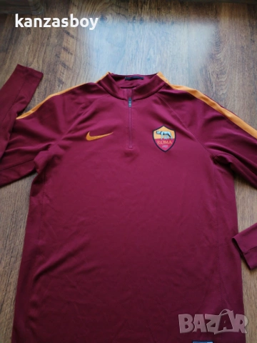 Nike DRY- FIT Jersey Para Hombre AS Roma 1927 - страхотна футболна блуза M , снимка 5 - Спортни дрехи, екипи - 53669759