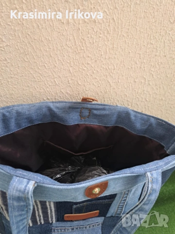 Дамска дънкова чанта , снимка 3 - Чанти - 53482522