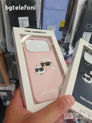 Karl Lagerfeld iPhone 17 Pro , iPhone 17 Pro Max , iPhone AIR  лукс гърбове, снимка 8 - Калъфи, кейсове - 51695120