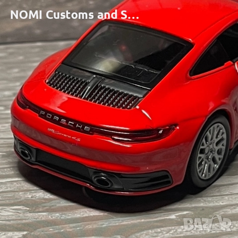 Porsche 911 Carrera умален модел, снимка 3 - Коли, камиони, мотори, писти - 52516414