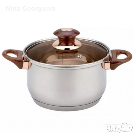Комплект съдове за готвене от 12 части – Неръждаема стомана, равномерно нагряване и лесна поддръжка, снимка 5 - Съдове за готвене - 53876112