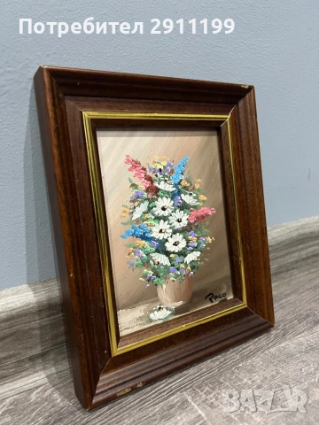 Малка маслена картина, 2 бр., снимка 6 - Картини - 53801363