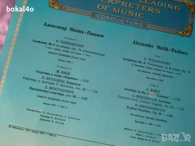 Световно известни диригенти., снимка 2 - Грамофонни плочи - 49689363