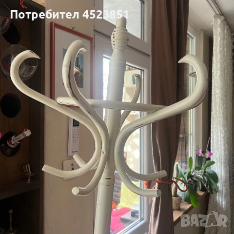 Дървена закачалка състарена 