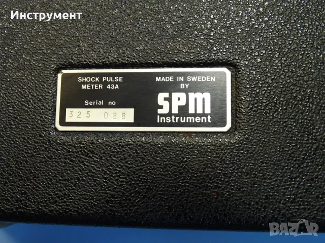 Виброметър SPM Instrument 43A Shock Pulse Meter, снимка 6 - Други машини и части - 49128666