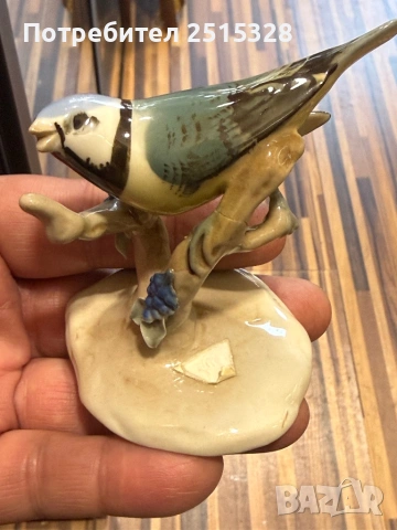 порцеланова фигура птичка Royal Dux, снимка 6 - Антикварни и старинни предмети - 53882710