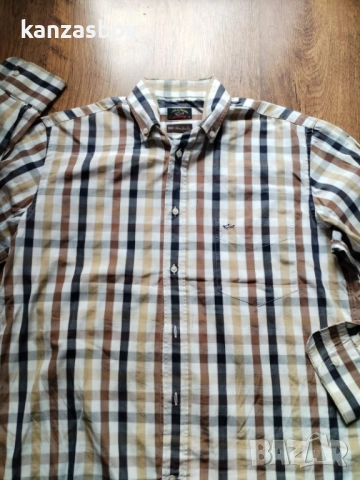 PAUL & SHARK - страхотна мъжка риза КАТО НОВА ХЛ, снимка 4 - Ризи - 53965291