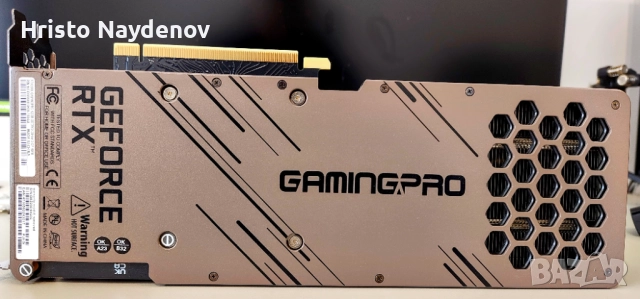 Видеокарта Palit GeForce RTX™ 3080 GamingPro 12GB LHR, снимка 4 - Видеокарти - 52318244