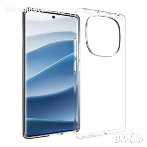 Силиконов кейс MBX, За Xiaomi Redmi Note 14 Pro 4G, Прозрачен, снимка 2 - Калъфи, кейсове - 50349350