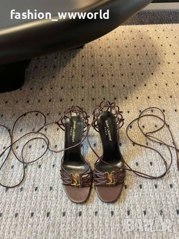 дамски обувки на ток SAINT LAURENT-реплика, снимка 2 - Дамски обувки на ток - 45785825