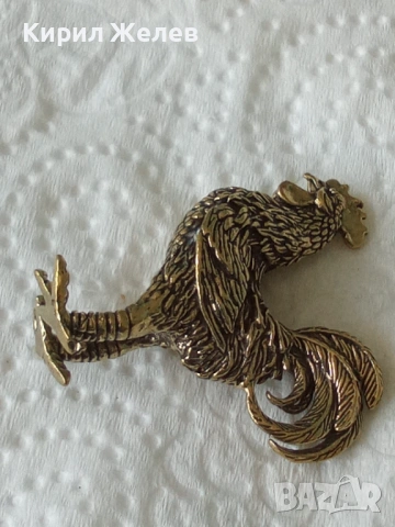 Бронзова фигурка на 🐓 петел 45036, снимка 7 - Колекции - 54170954