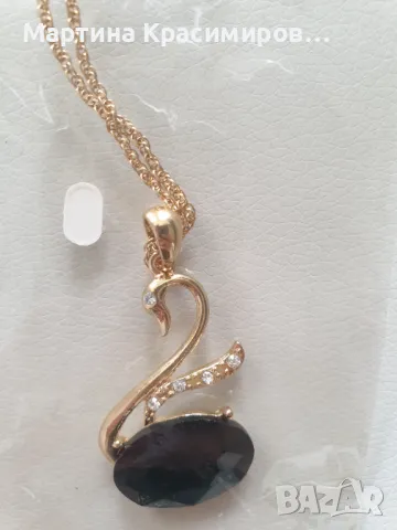 Комплект с лебеди, снимка 2 - Бижутерийни комплекти - 49890970