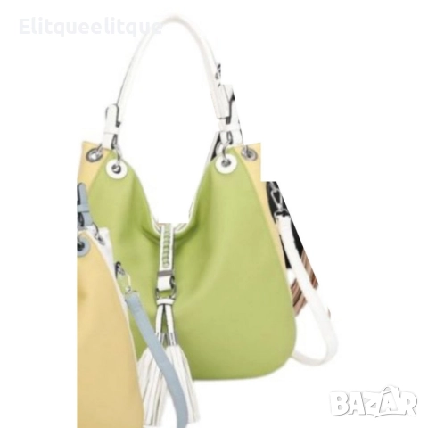Дамска чанта тип торба от еко кожа, различни цветове, снимка 2 - Чанти - 52273296