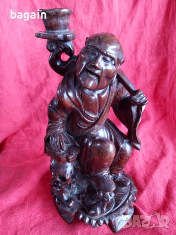 Буда. Старинна статуя. Цин., снимка 4 - Антикварни и старинни предмети - 46453212