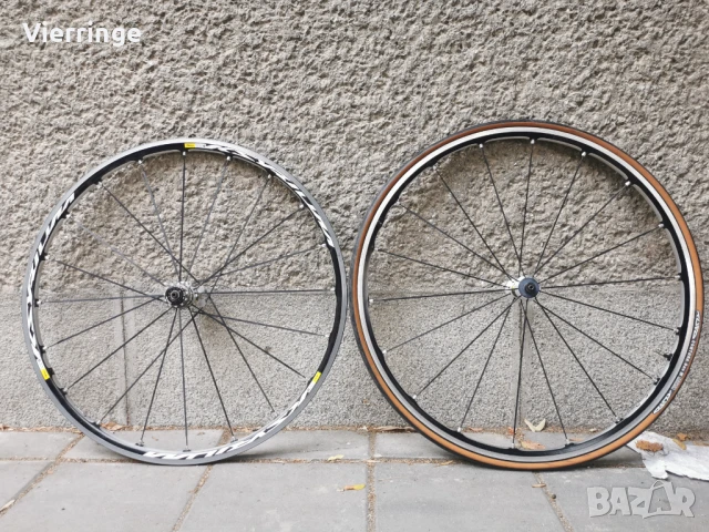 шосейни капли Mavic Ksyrium Elite S 1520 грама, снимка 2 - Части за велосипеди - 51384316