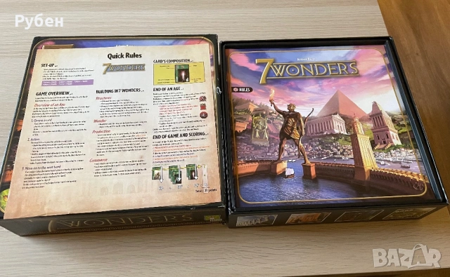 Настолна игра - 7 wonders, снимка 2 - Игри и пъзели - 53996173