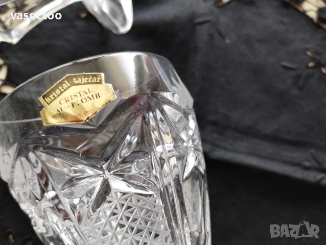 Сръбски кристал, снимка 3 - Чаши - 52500621